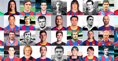 FC Barcelona Past and Present Players .